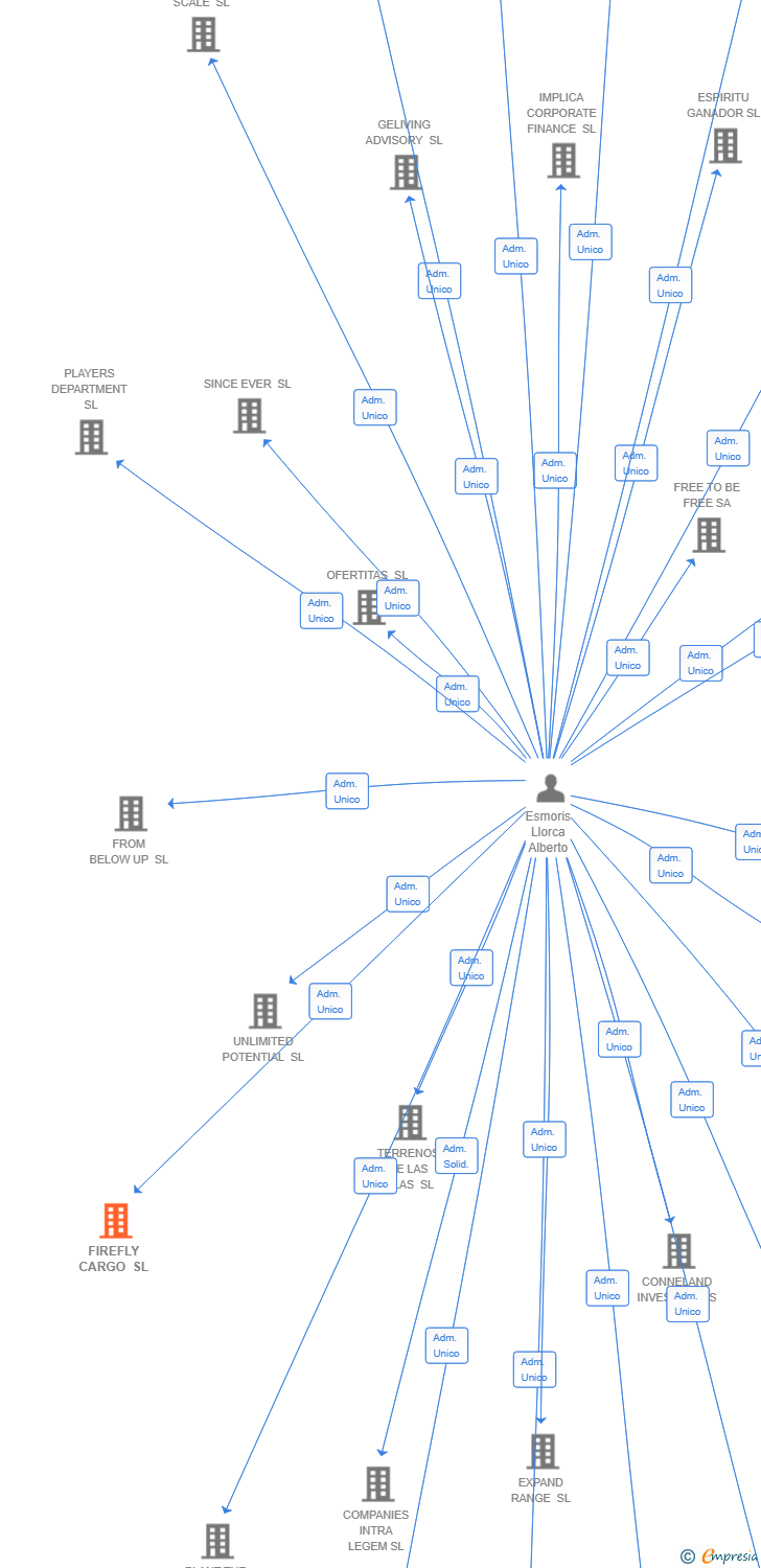 Vinculaciones societarias de TZVETANSKY HOLDING SL