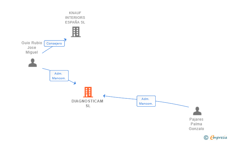Vinculaciones societarias de DIAGNOSTICAM SL