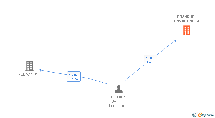 Vinculaciones societarias de BRANDUP CONSULTING SL