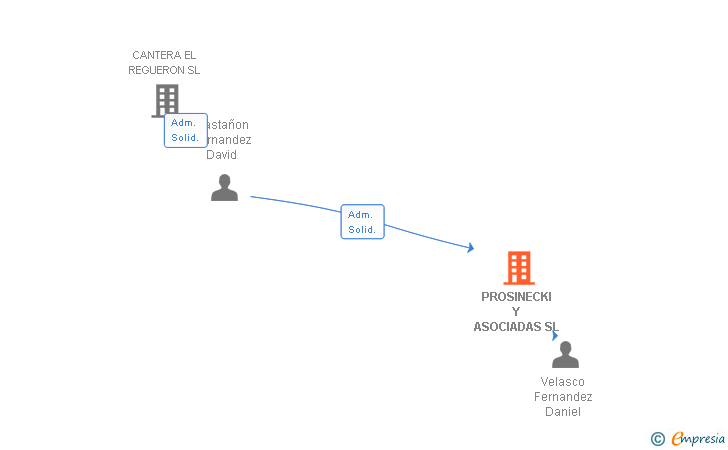 Vinculaciones societarias de PROSINECKI Y ASOCIADAS SL