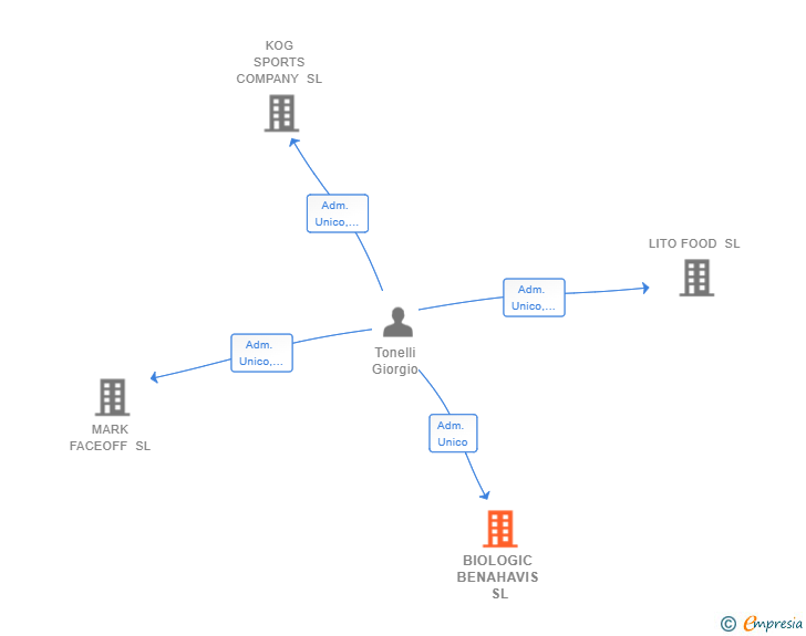 Vinculaciones societarias de BIOLOGIC BENAHAVIS SL