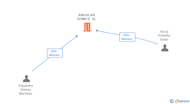 Vinculaciones societarias de ANGULAR DOMOS SL