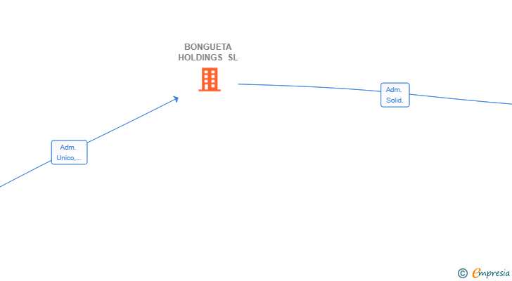Vinculaciones societarias de BONGUETA HOLDINGS SL