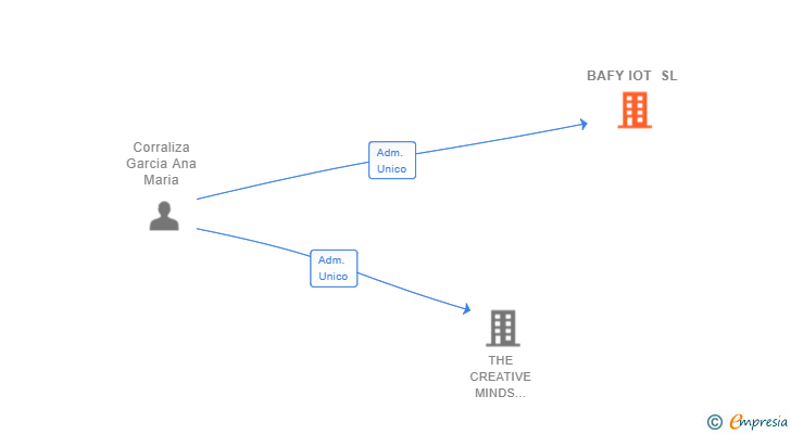 Vinculaciones societarias de BAFY IOT SL
