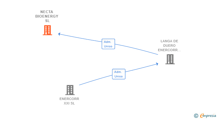 Vinculaciones societarias de NECTA BIOENERGY SL