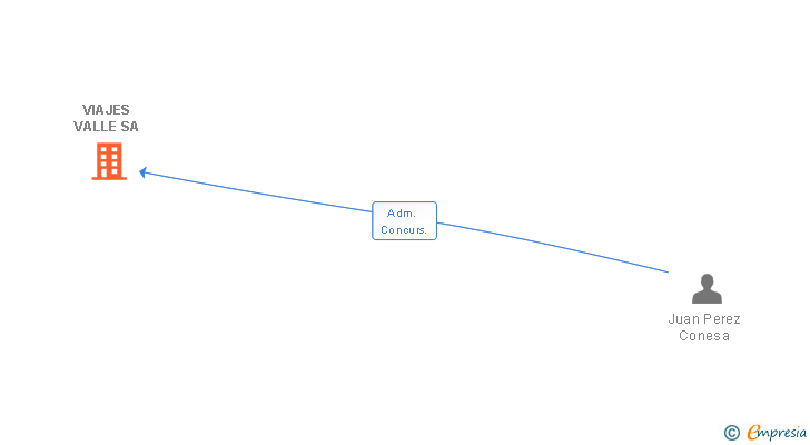 Vinculaciones societarias de VIAJES VALLE SA