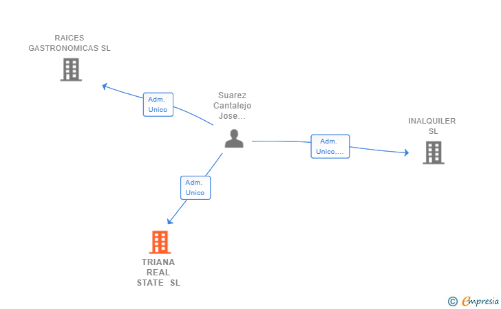 Vinculaciones societarias de TRIANA REAL STATE SL