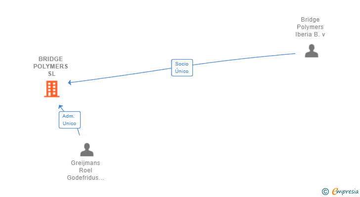 Vinculaciones societarias de BRIDGE POLYMERS SL