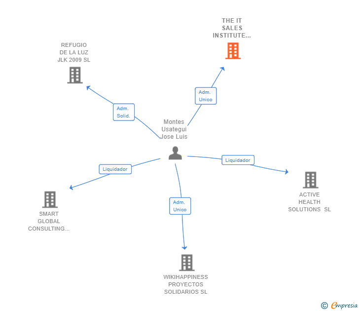 Vinculaciones societarias de THE IT SALES INSTITUTE SL