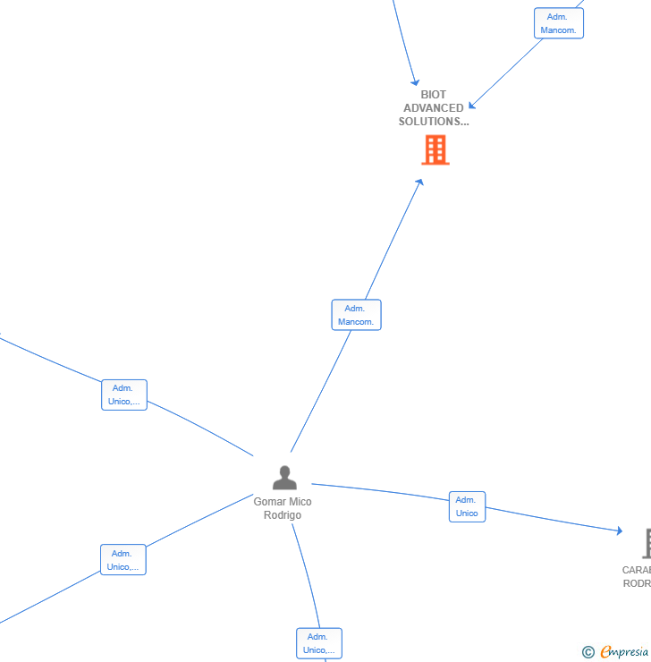 Vinculaciones societarias de BIOT ADVANCED SOLUTIONS SL