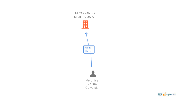 Vinculaciones societarias de ALCANZANDO OBJETIVOS SL