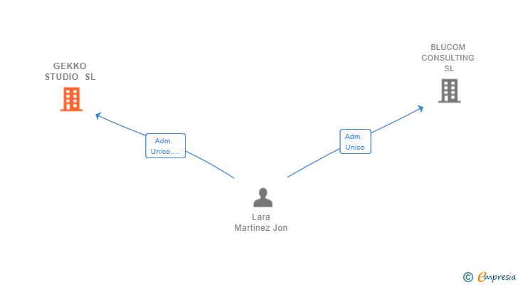 Vinculaciones societarias de GEKKO STUDIO SL