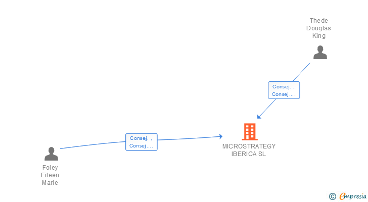 Vinculaciones societarias de MICROSTRATEGY IBERICA SL