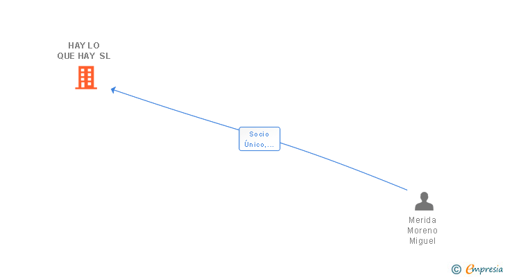 Vinculaciones societarias de HAY LO QUE HAY SL