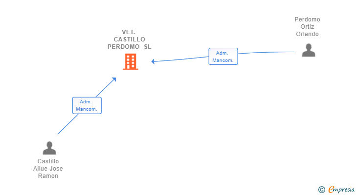 Vinculaciones societarias de VET. CASTILLO PERDOMO SL