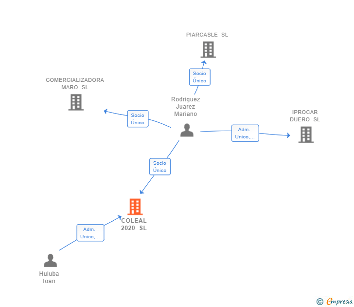 Vinculaciones societarias de COLEAL 2020 SL