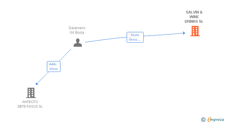 Vinculaciones societarias de SALVIN & WINE DRINKS SL