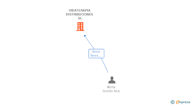 Vinculaciones societarias de VIDATERAPIA DISTRIBUCIONES SL