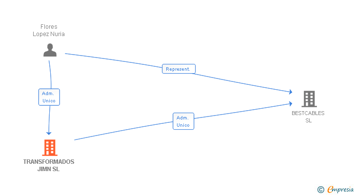 Vinculaciones societarias de TRANSFORMADOS JIMN SL