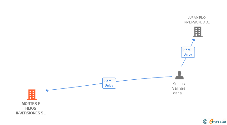 Vinculaciones societarias de MONTES E HIJOS INVERSIONES SL