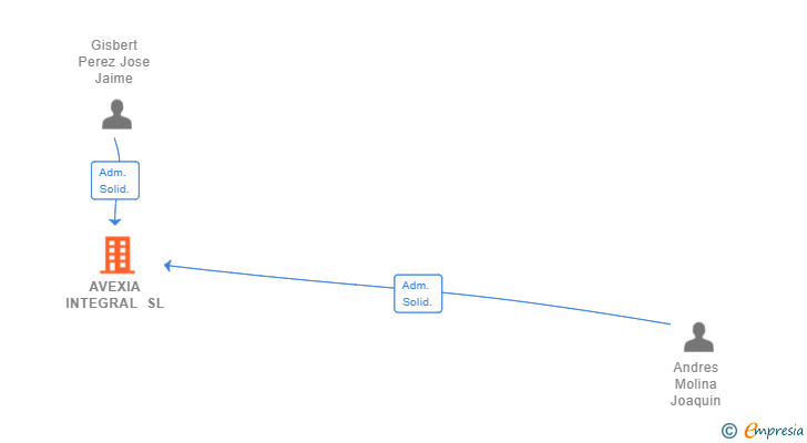 Vinculaciones societarias de AVEXIA INTEGRAL SL