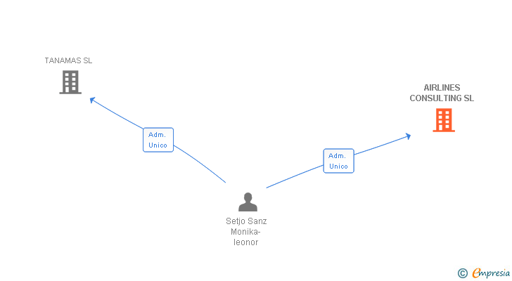 Vinculaciones societarias de AIRLINES CONSULTING SL