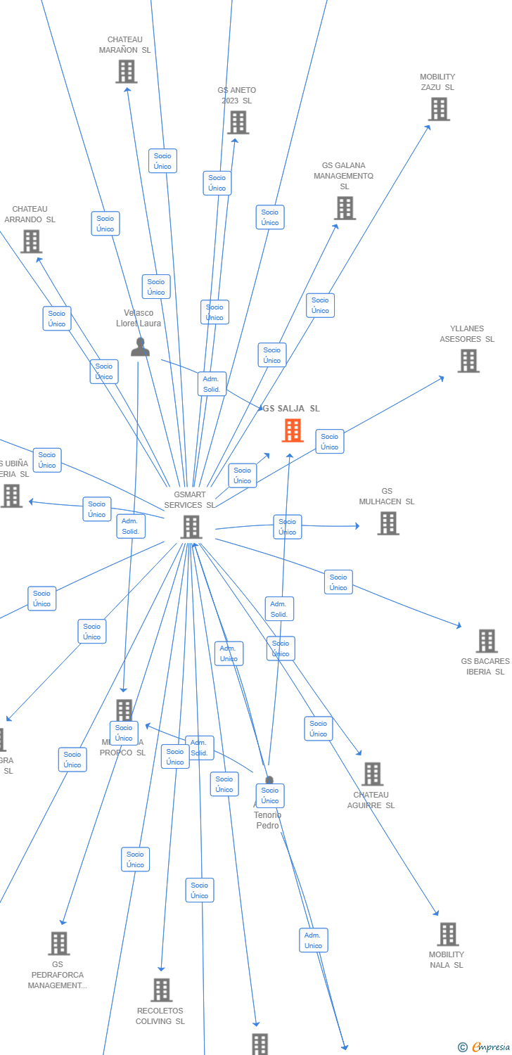 Vinculaciones societarias de JADE MATCHA CALEIDO SL