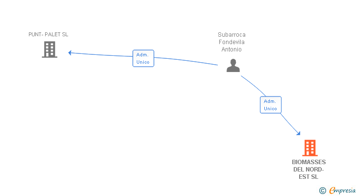 Vinculaciones societarias de BIOMASSES DEL NORD-EST SL