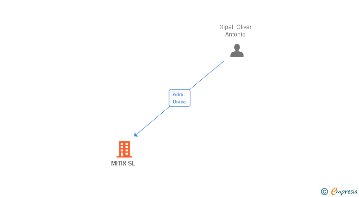 Vinculaciones societarias de MITIX SL