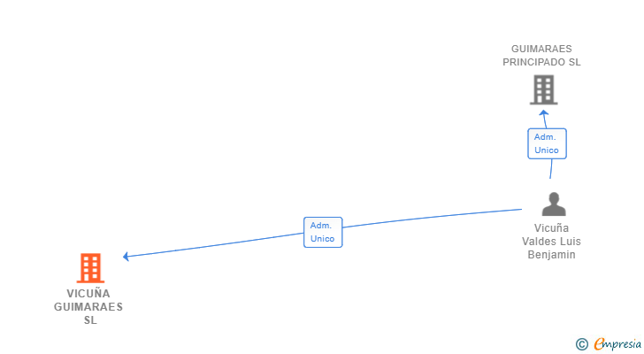 Vinculaciones societarias de VICUÑA GUIMARAES SL