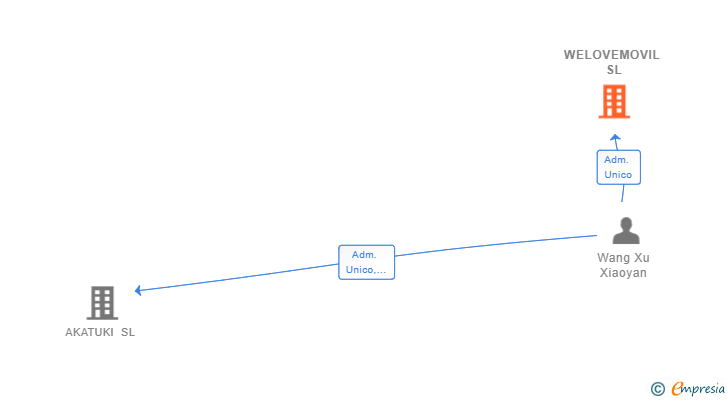 Vinculaciones societarias de WELOVEMOVIL SL