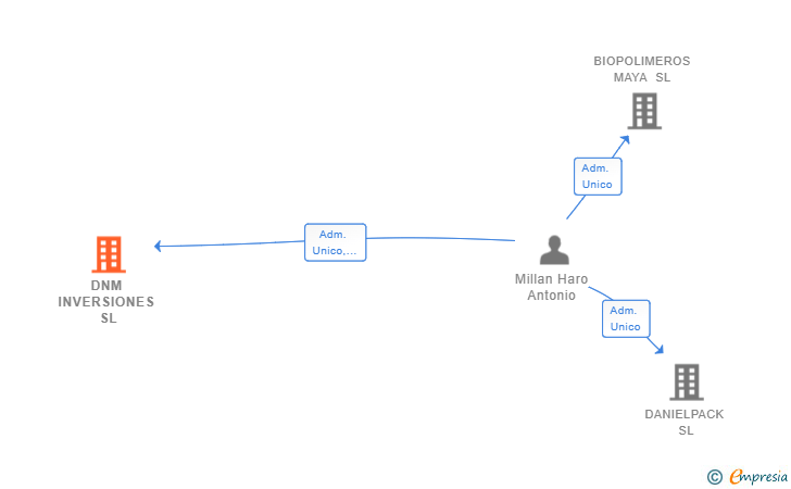 Vinculaciones societarias de DNM INVERSIONES SL