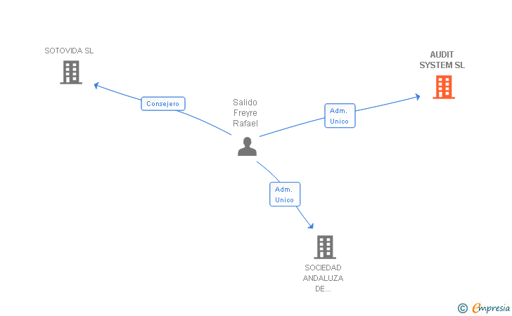 Vinculaciones societarias de AUDIT SYSTEM SL