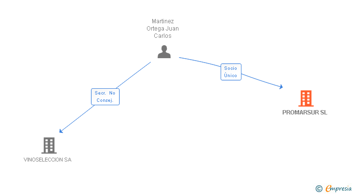 Vinculaciones societarias de PROMARSUR SL