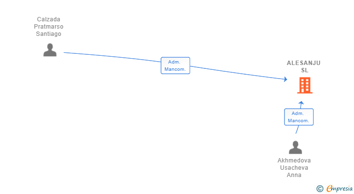 Vinculaciones societarias de ALESANJU SL