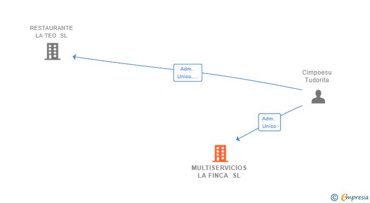 Vinculaciones societarias de MULTISERVICIOS LA FINCA SL