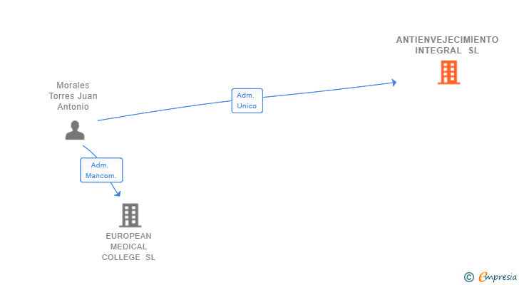 Vinculaciones societarias de ANTIENVEJECIMIENTO INTEGRAL SL