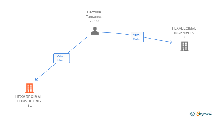 Vinculaciones societarias de HEXADECIMAL CONSULTING SL