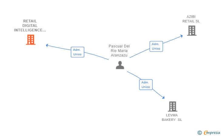 Vinculaciones societarias de RETAIL DIGITAL INTELLIGENCE SL