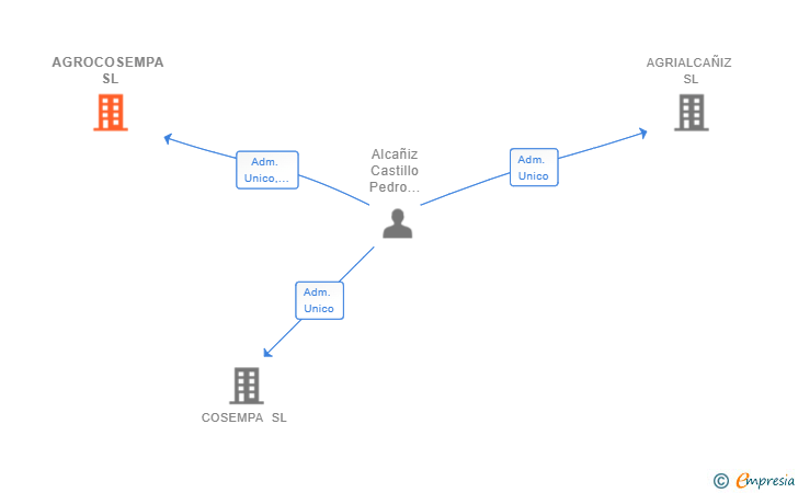 Vinculaciones societarias de AGROCOSEMPA SL