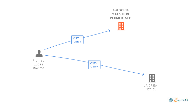 Vinculaciones societarias de ASESORIA Y GESTION PLUMED SLP