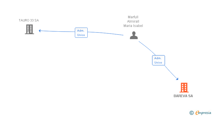 Vinculaciones societarias de BAREVA SA