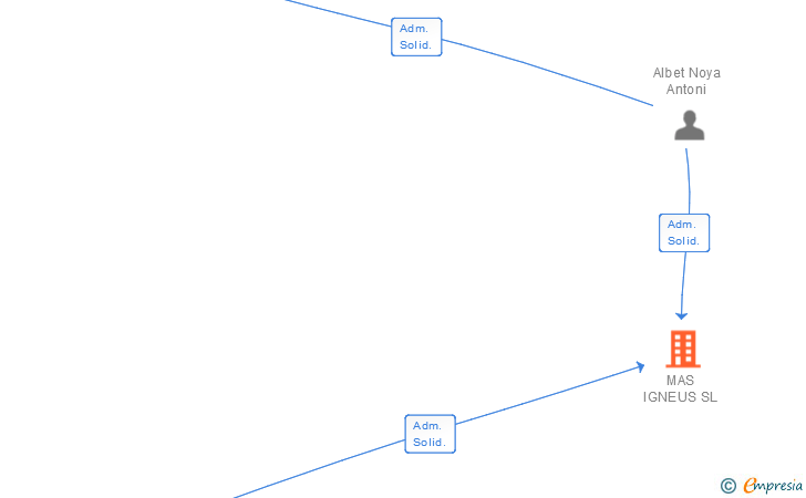 Vinculaciones societarias de MAS IGNEUS SL