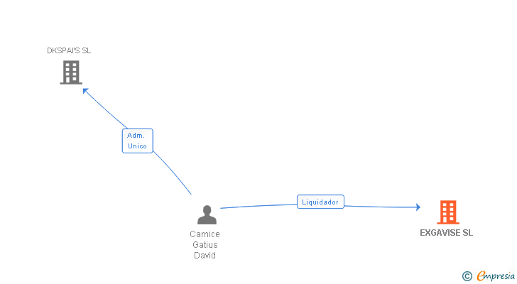 Vinculaciones societarias de EXGAVISE SL