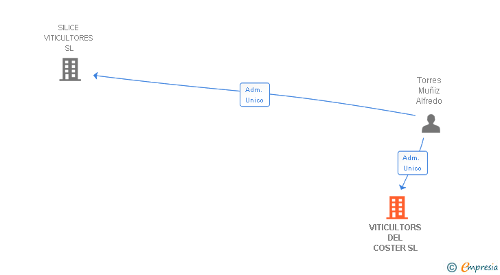 Vinculaciones societarias de VITICULTORS DEL COSTER SL (EXTINGUIDA)