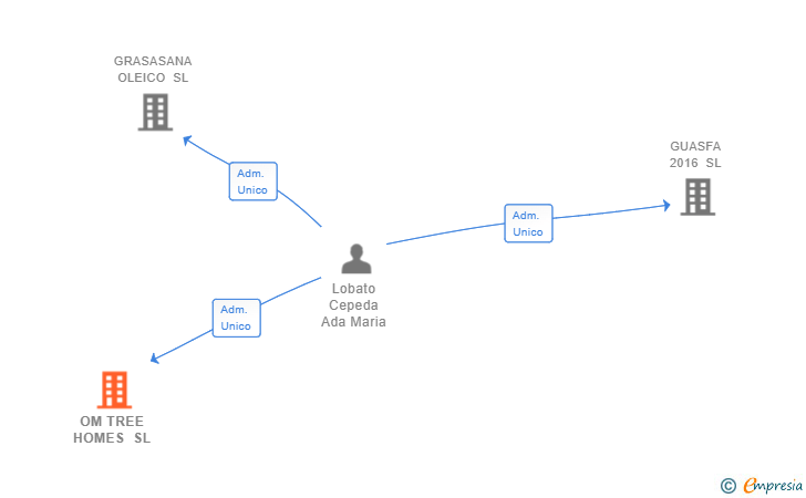Vinculaciones societarias de OM TREE HOMES SL