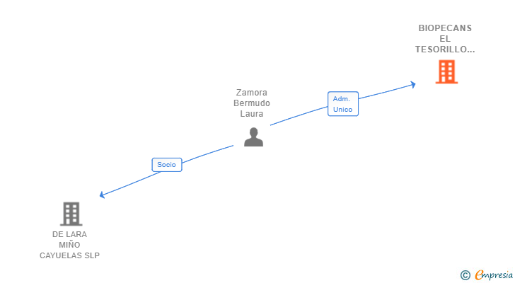 Vinculaciones societarias de BIOPECANS EL TESORILLO SL