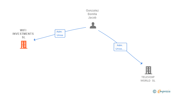 Vinculaciones societarias de WIFI INVESTMENTS SL