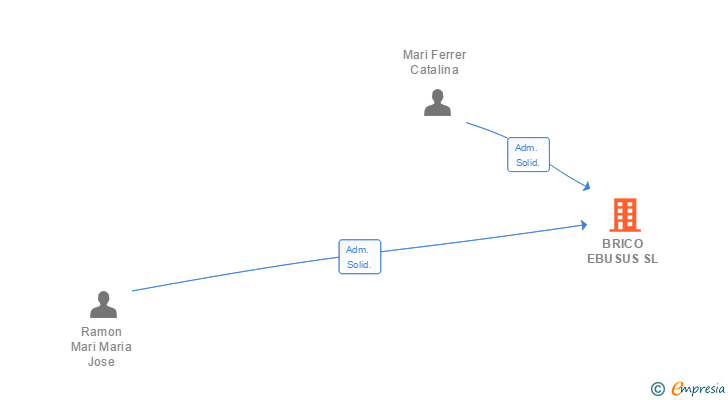 Vinculaciones societarias de BRICO EBUSUS SL