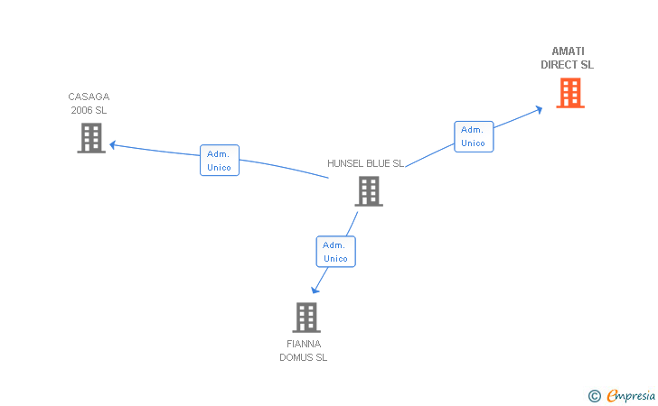 Vinculaciones societarias de AMATI DIRECT SL